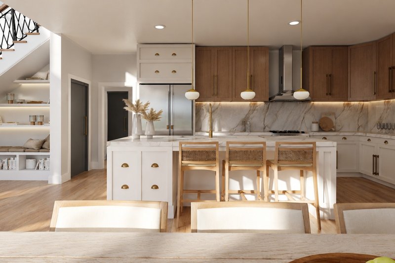 Dream House Plan - Interior - Kitchen 1 for Barndominium House Plan #1064-313 - 5 bed, 3 bath