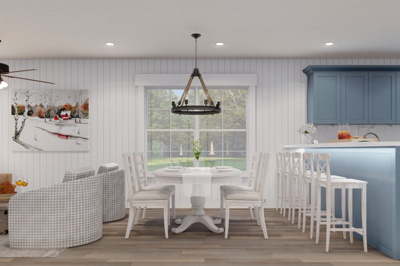 House Design - Interior - Dining Room 1 for Cottage House Plan #923-356 - 3 bed, 2 bath