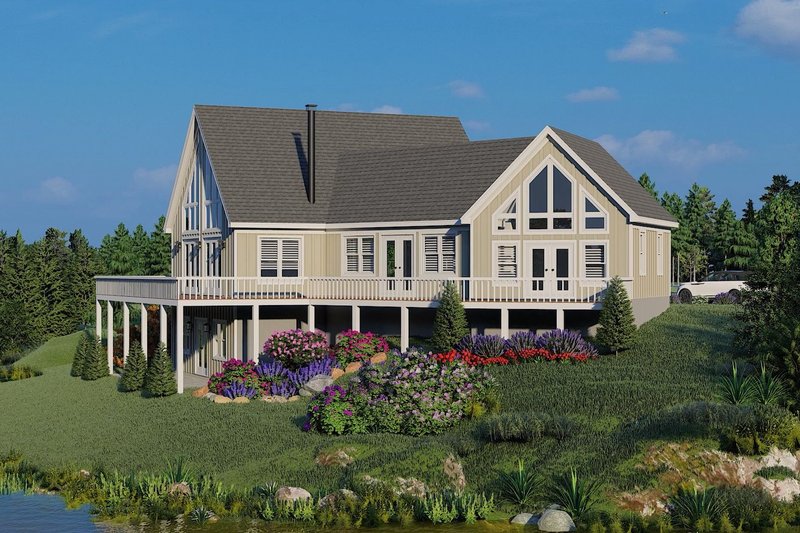 House Design - Photo 1 for Southern House Plan #932-825 - 4 bed, 3 bath