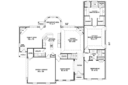 Traditional Style House Plan - 4 Beds 3 Baths 3339 Sq/Ft Plan #81-355 