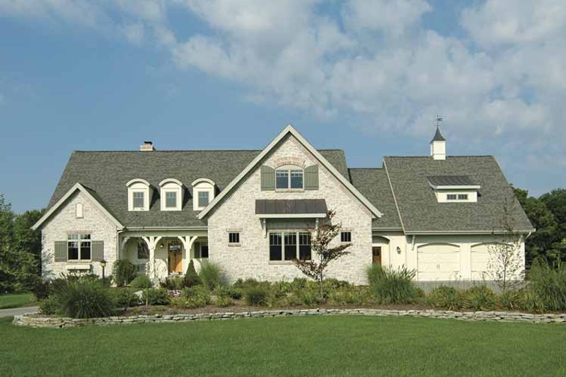 Home Plan - Exterior - Front Elevation 3 for Cottage House Plan #928-52 - 3 bed, 2.5 bath