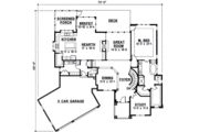 Traditional Style House Plan - 3 Beds 3.5 Baths 4212 Sq/Ft Plan #67-864 
