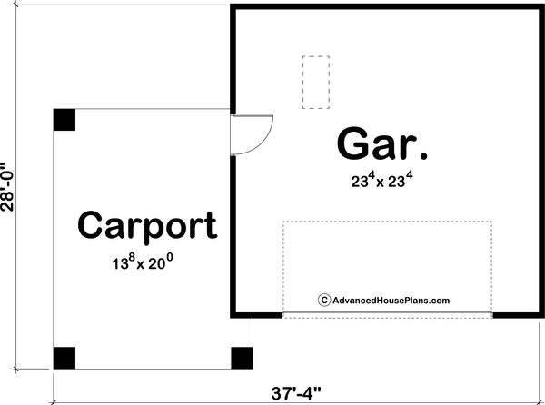 Traditional Floor Plan - Main Floor Plan #455-37