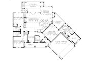 Craftsman Style House Plan - 3 Beds 3 Baths 1948 Sq/Ft Plan #54-501 
