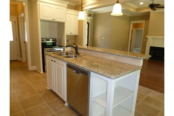 Interior - Kitchen 1 for Ranch House Plan #430-88 - 3 bed, 2 bath