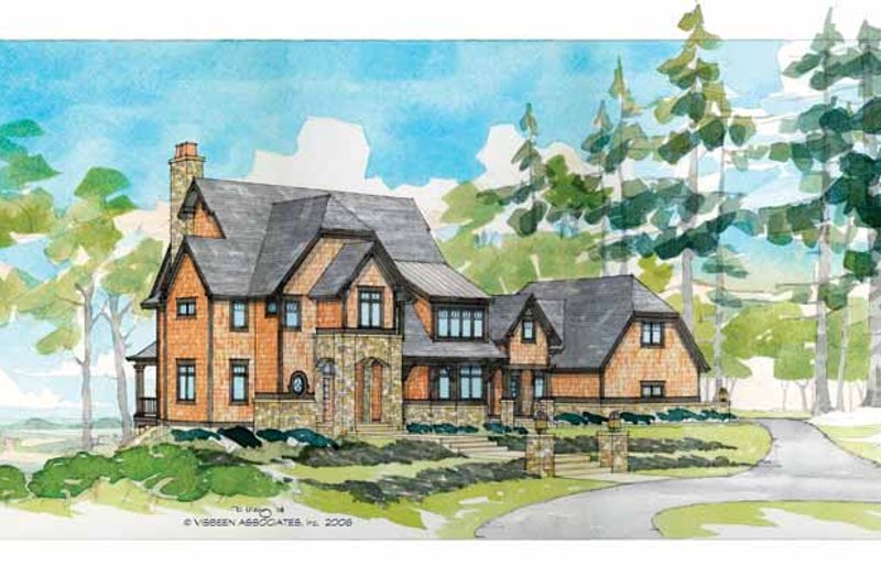 House Design - Exterior - Front Elevation 15 for Craftsman House Plan #928-32 - 4 bed, 3.5 bath
