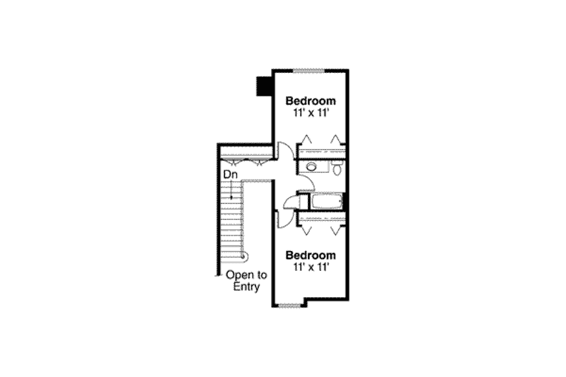 Home Plan - Floor Plan - Upper Floor House Plan #124-191 - 4 bed, 3 bath