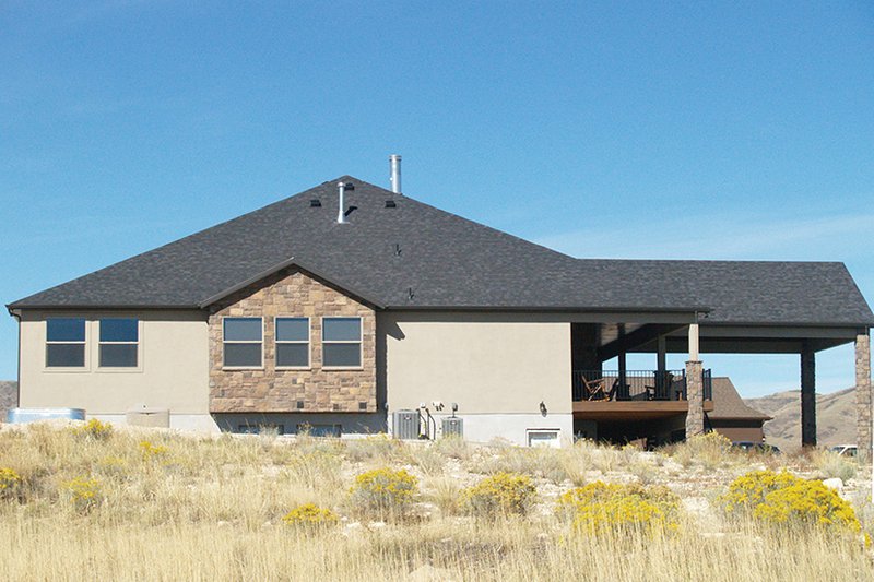 Dream House Plan - Exterior - Other Elevation for Ranch House Plan #1060-21 - 5 bed, 4 bath
