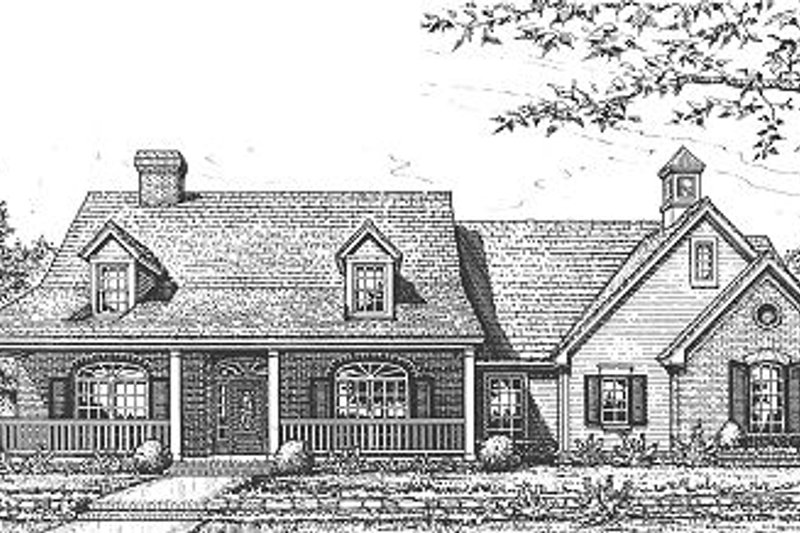 Home Plan - Traditional Exterior - Front Elevation Plan #310-613