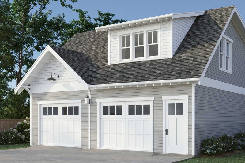 Home Plan - Exterior - Front Elevation 3 for Craftsman House Plan #461-99 - 1 bed, 1 bath