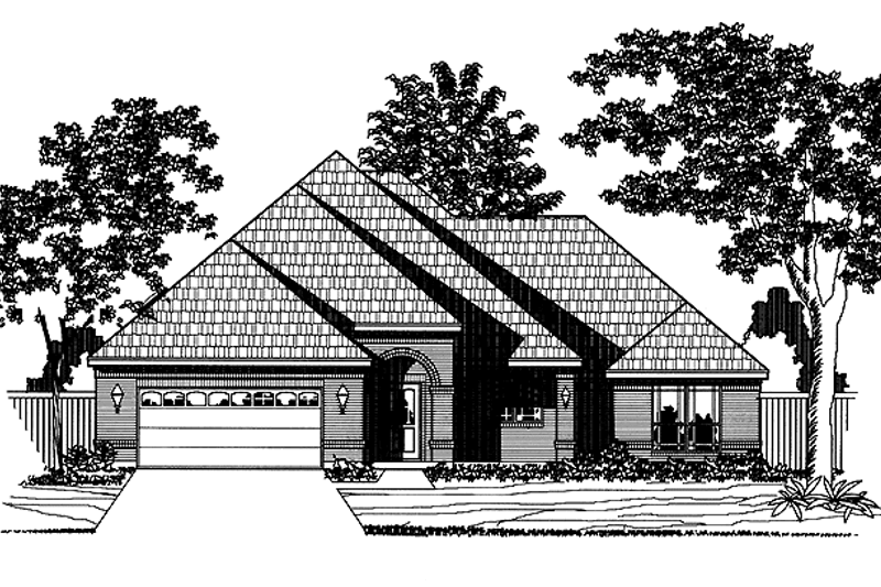 Home Plan - Traditional Exterior - Front Elevation Plan #946-3