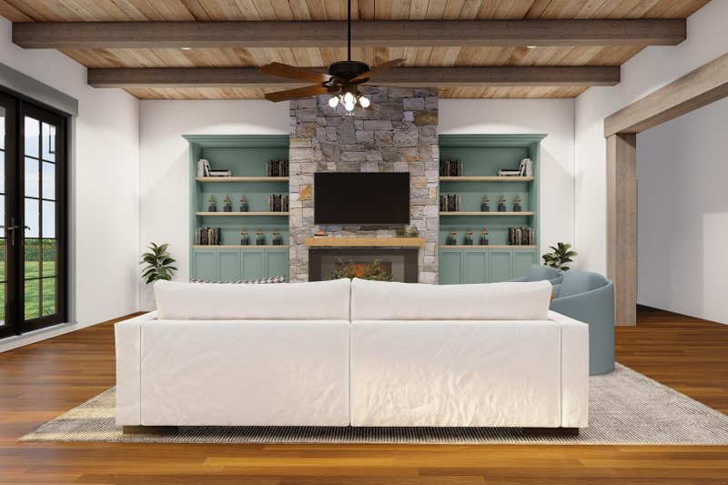 Dream House Plan - Interior - Family Room 1 for Country House Plan #923-42 - 5 bed, 5.5 bath