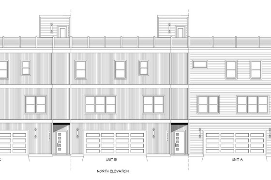 Exterior - Front Elevation 3 for Modern House Plan #932-642 - 10 bed, 9 bath