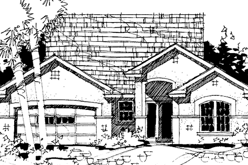 Dream House Plan - European Exterior - Front Elevation Plan #1007-30