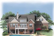 Traditional Style House Plan - 4 Beds 3 Baths 2569 Sq/Ft Plan #929-829 