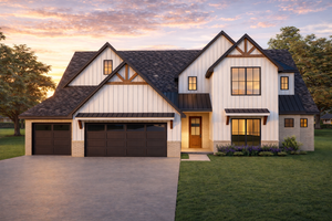 Dream House Plan - Exterior - Front Elevation for Farmhouse House Plan #1119-2 - 4 bed, 3.5 bath