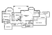 European Style House Plan - 6 Beds 5 Baths 2852 Sq/Ft Plan #5-319 