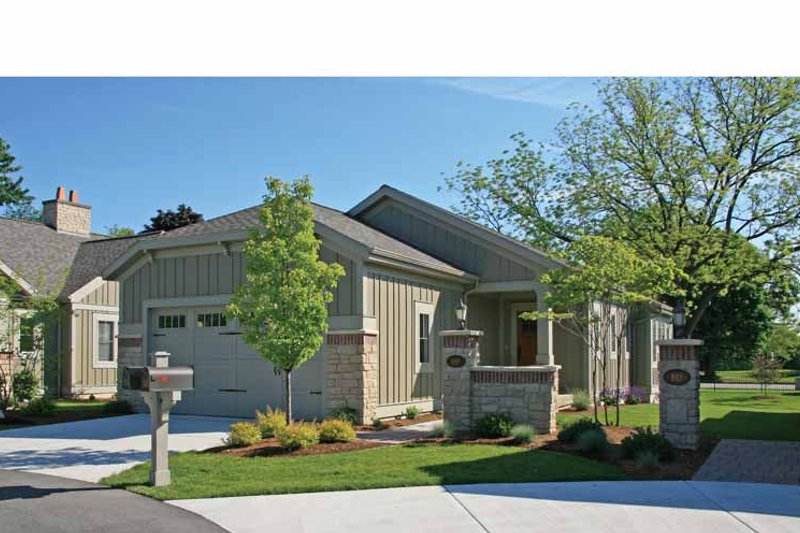 Architectural House Design - Craftsman Exterior - Front Elevation Plan #928-194
