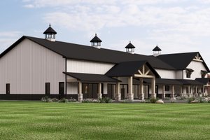 Exterior - Other Elevation 2 for Barndominium House Plan #1064-382 - 2 bed, 2.5 bath