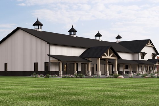 Exterior - Other Elevation 2 for Barndominium House Plan #1064-382 - 2 bed, 2.5 bath