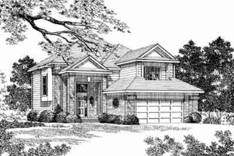 Home Plan - Traditional Exterior - Front Elevation Plan #72-343