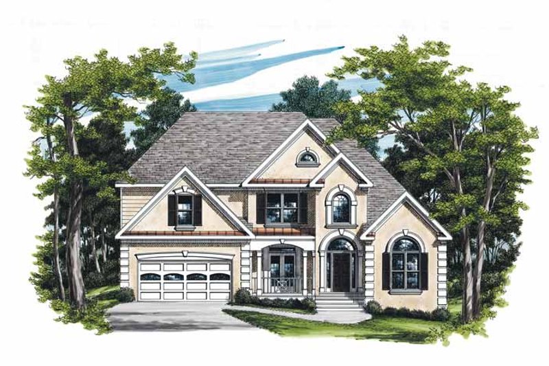 House Plan Design - Mediterranean Exterior - Front Elevation Plan #927-198