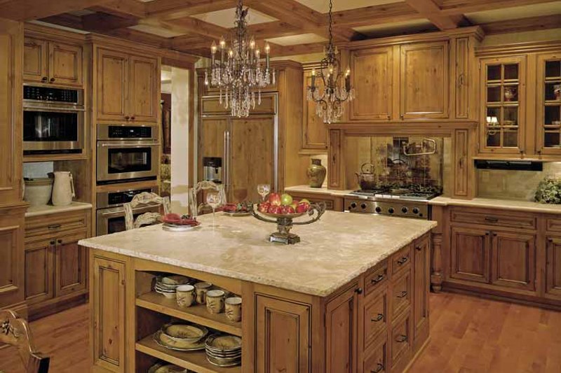 Architectural House Design - Interior - Kitchen 1 for Victorian House Plan #132-255 - 4 bed, 4.5 bath
