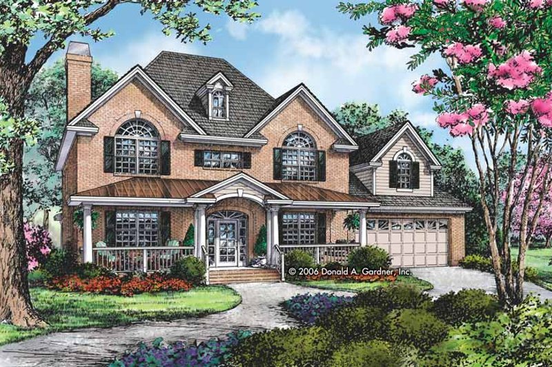 House Plan Design - Traditional Exterior - Front Elevation Plan #929-794