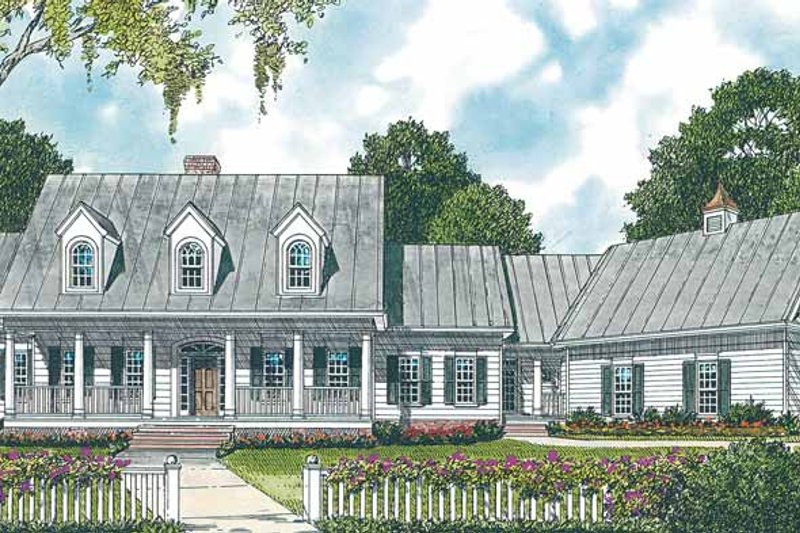 Home Plan - Classical Exterior - Front Elevation Plan #453-332