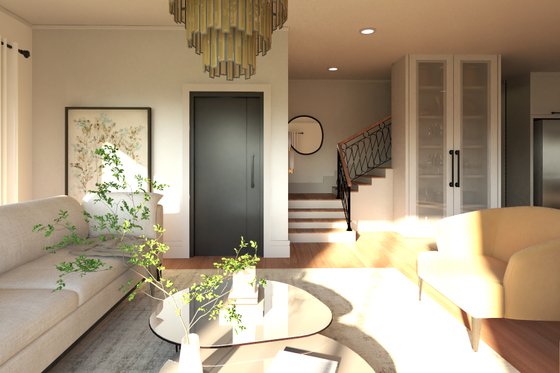 Interior - Family Room 2 for Barndominium House Plan #1064-307 - 7 bed, 7 bath