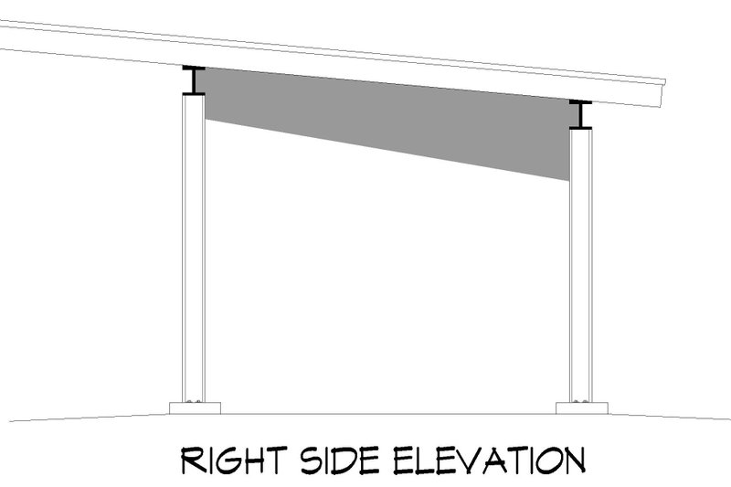 Home Plan - Exterior - Other Elevation 1 for Southern House Plan #932-760, 0 bath