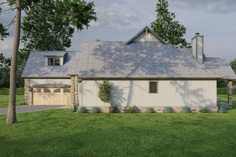 Dream House Plan - Exterior - Other Elevation 1 for Craftsman House Plan #17-2910 - 3 bed, 2 bath