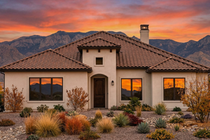 Mediterranean Exterior - Front Elevation Plan #1096-97