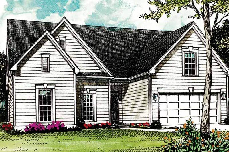 Dream House Plan - Colonial Exterior - Front Elevation Plan #453-264