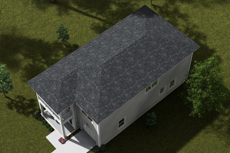 Home Plan - Exterior - Other Elevation 3 for Modern House Plan #513-2324 - 3 bed, 2.5 bath