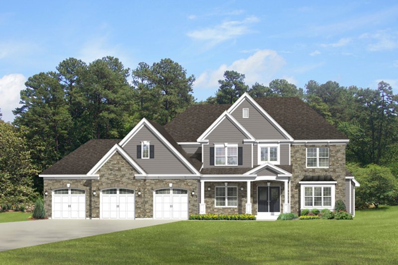 Home Plan - Traditional Exterior - Front Elevation Plan #1010-96