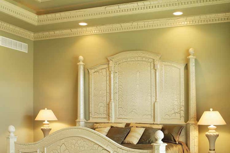 Home Plan - Interior - Master Bedroom for Mediterranean House Plan #70-1399 - 4 bed, 3.5 bath