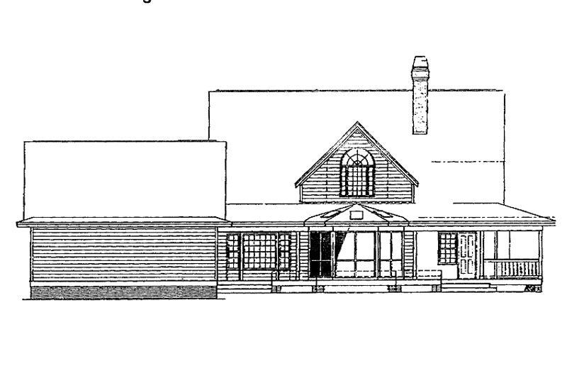 Dream House Plan - Exterior - Rear Elevation 1 for Country House Plan #929-122 - 3 bed, 2.5 bath