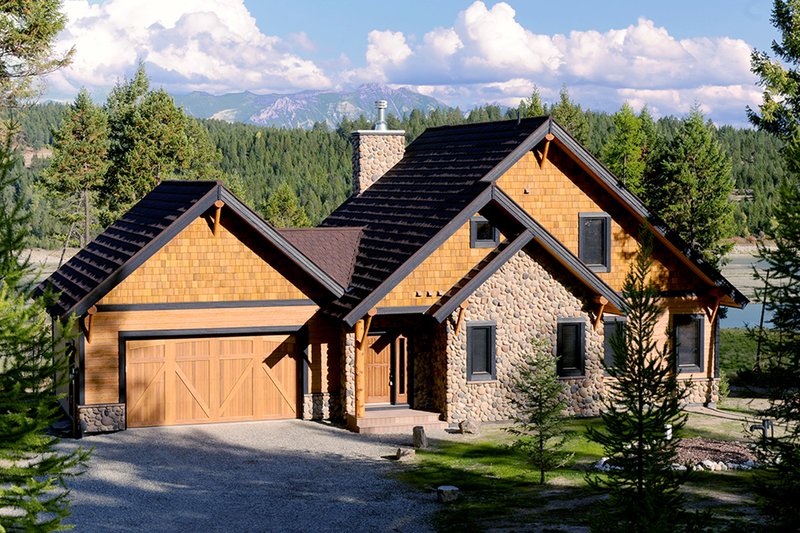 House Design - Cottage Exterior - Front Elevation Plan #23-417