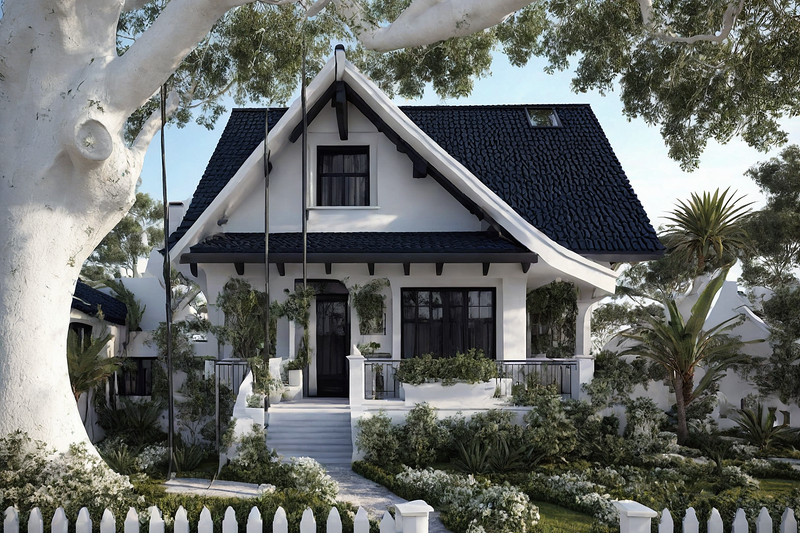 Architectural House Design - Cottage Exterior - Front Elevation Plan #515-59