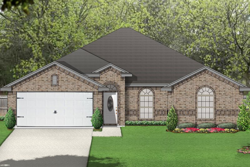 Architectural House Design - Traditional Exterior - Front Elevation Plan #84-585