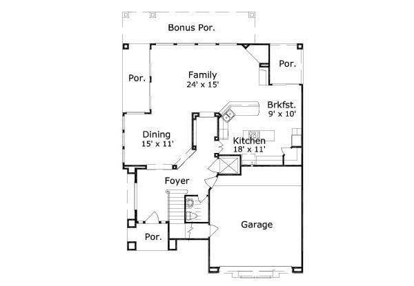Floor Plan - Main Floor Plan #411-249