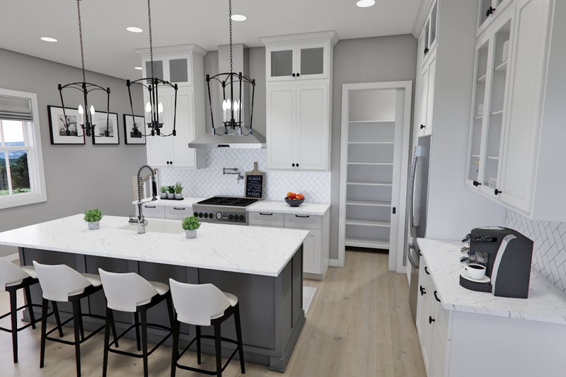 Dream House Plan - Interior - Kitchen 3 for Craftsman House Plan #51-1289 - 3 bed, 3.5 bath