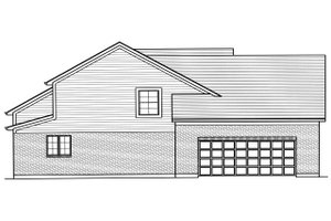 Exterior - Other Elevation 2 for Traditional House Plan #46-913 - 3 bed, 2.5 bath