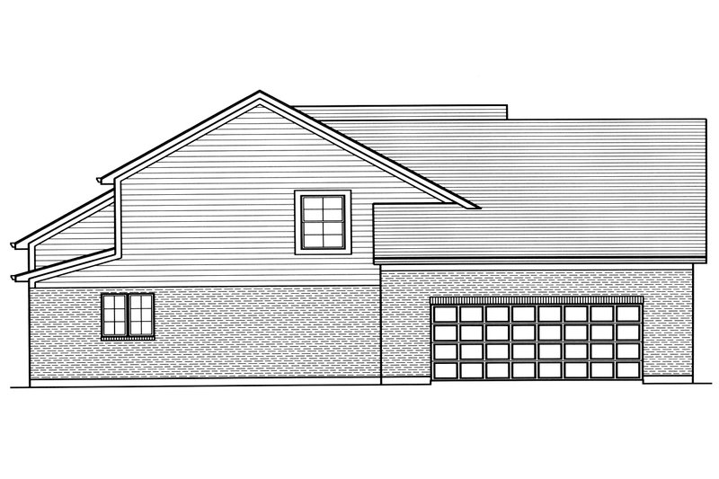 Home Plan - Exterior - Other Elevation 2 for Traditional House Plan #46-913 - 3 bed, 2.5 bath