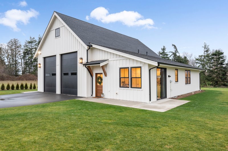 Dream House Plan - Exterior - Front Elevation 4 for Barndominium House Plan #1070-243 - 1 bed, 1 bath