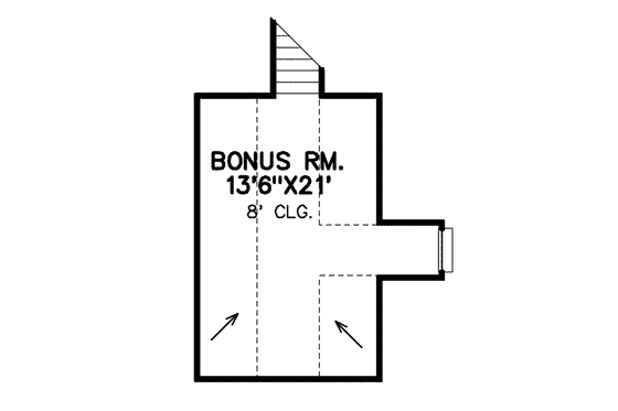 Floor Plan - Other Floor for Traditional House Plan #65-421 - 4 bed, 2 bath