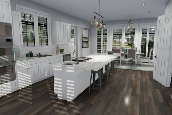 Interior - Kitchen 1 for European House Plan #1060-75 - 3 bed, 3.5 bath