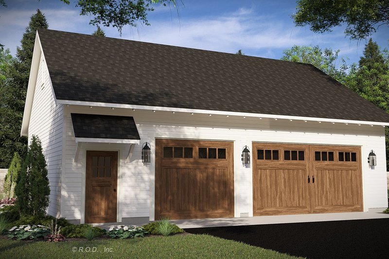 Architectural House Design - Exterior - Front Elevation 2 for Farmhouse House Plan #51-1573 - 1 bed, 1 bath