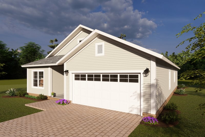 House Plan Design - Exterior - Other Elevation 1 for Cottage House Plan #513-2202 - 3 bed, 2.5 bath